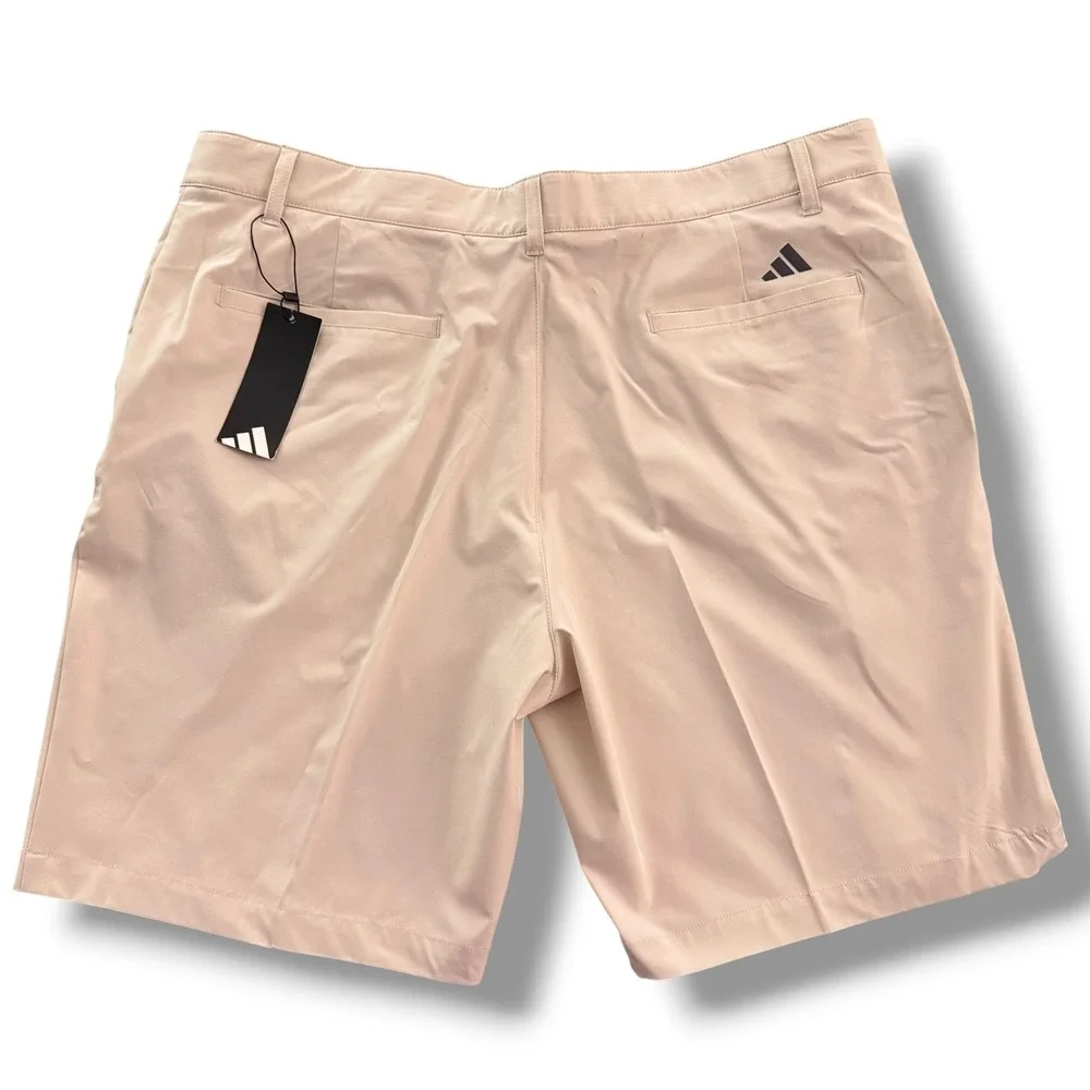 Adidas Woven‎ Golf Shorts Mens 40 Clear Brown Performance Stretch ADVR0838